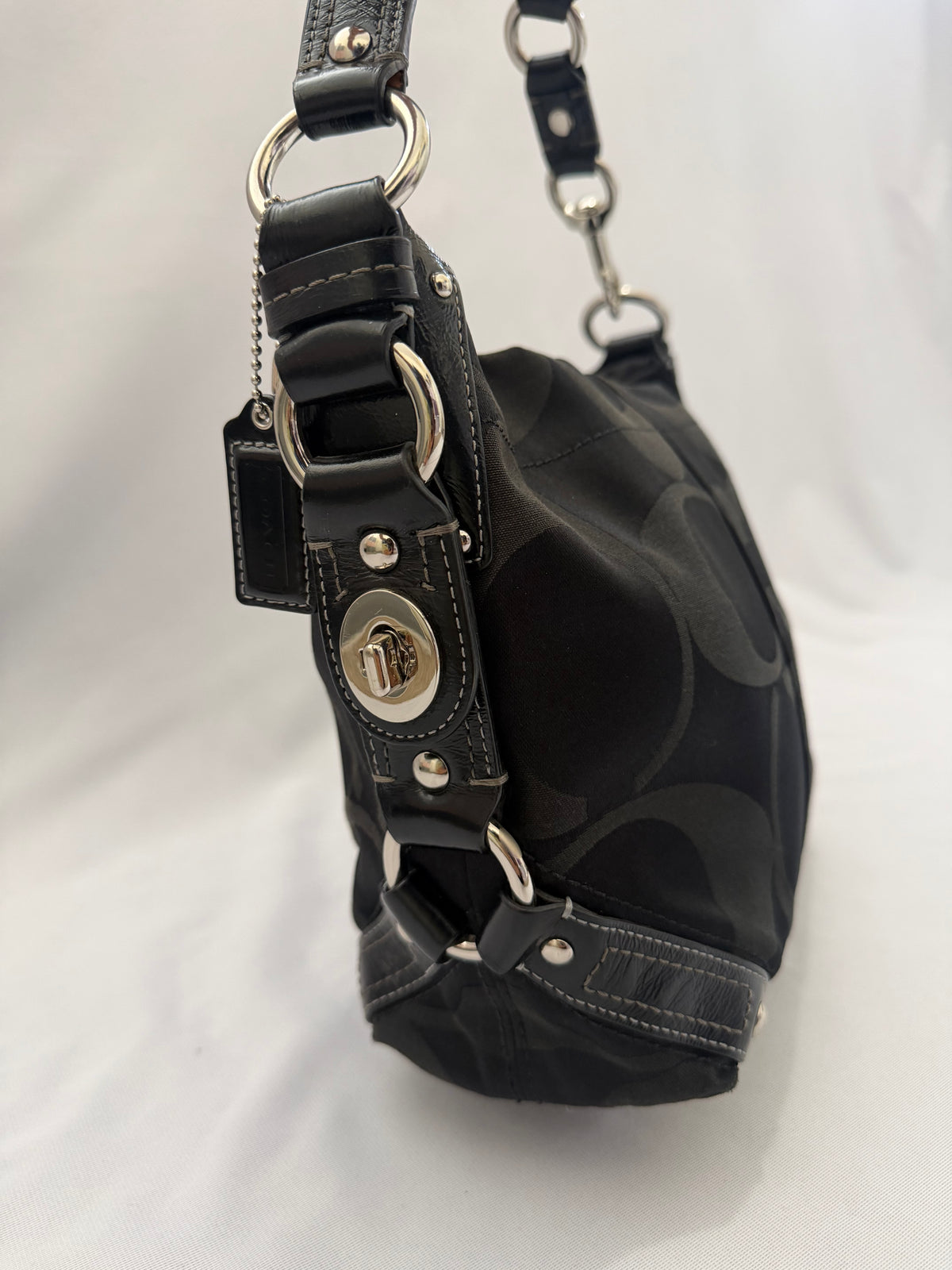 Coach Carly Signature Black