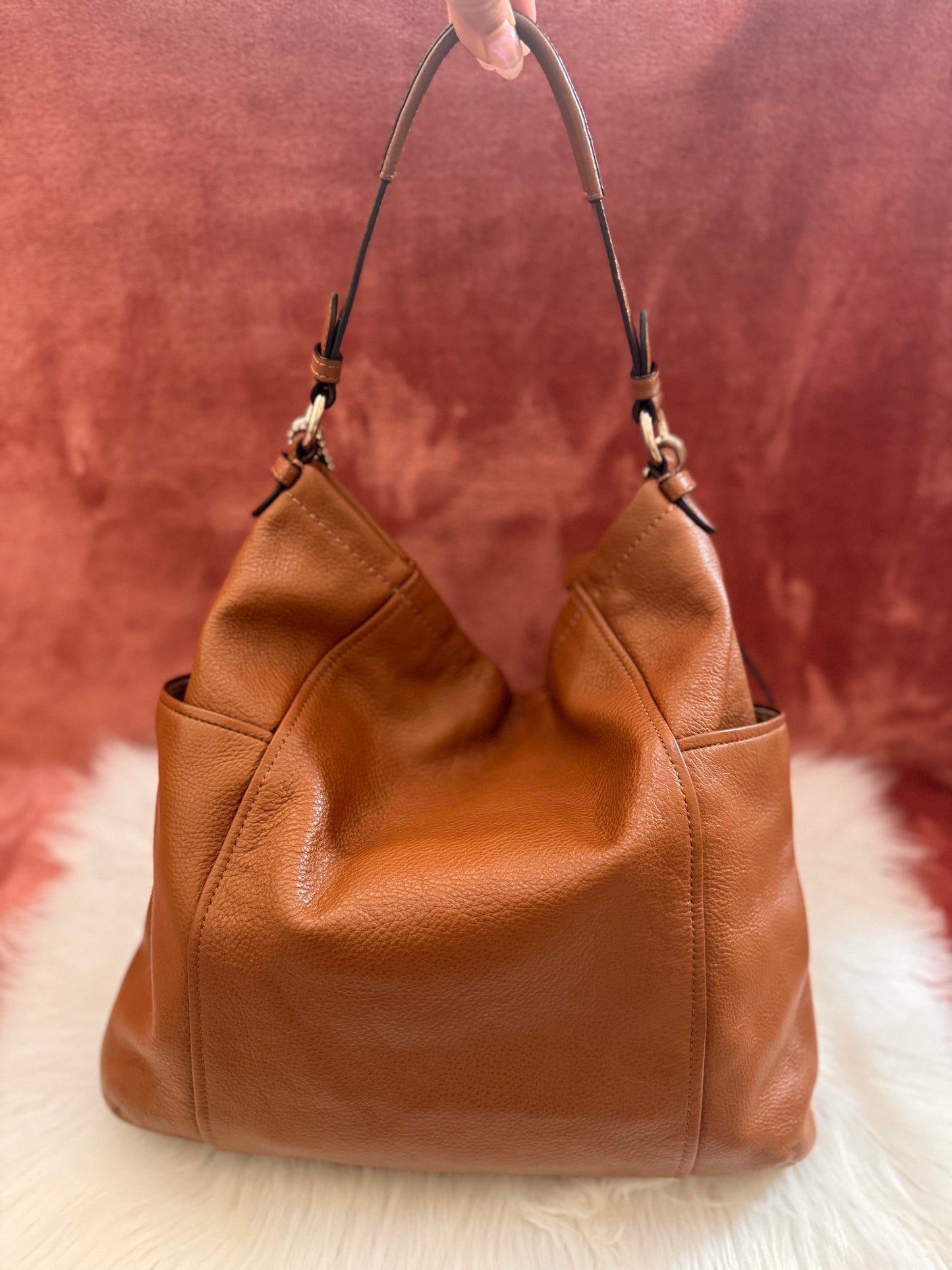 Coach Park Leather Hobo