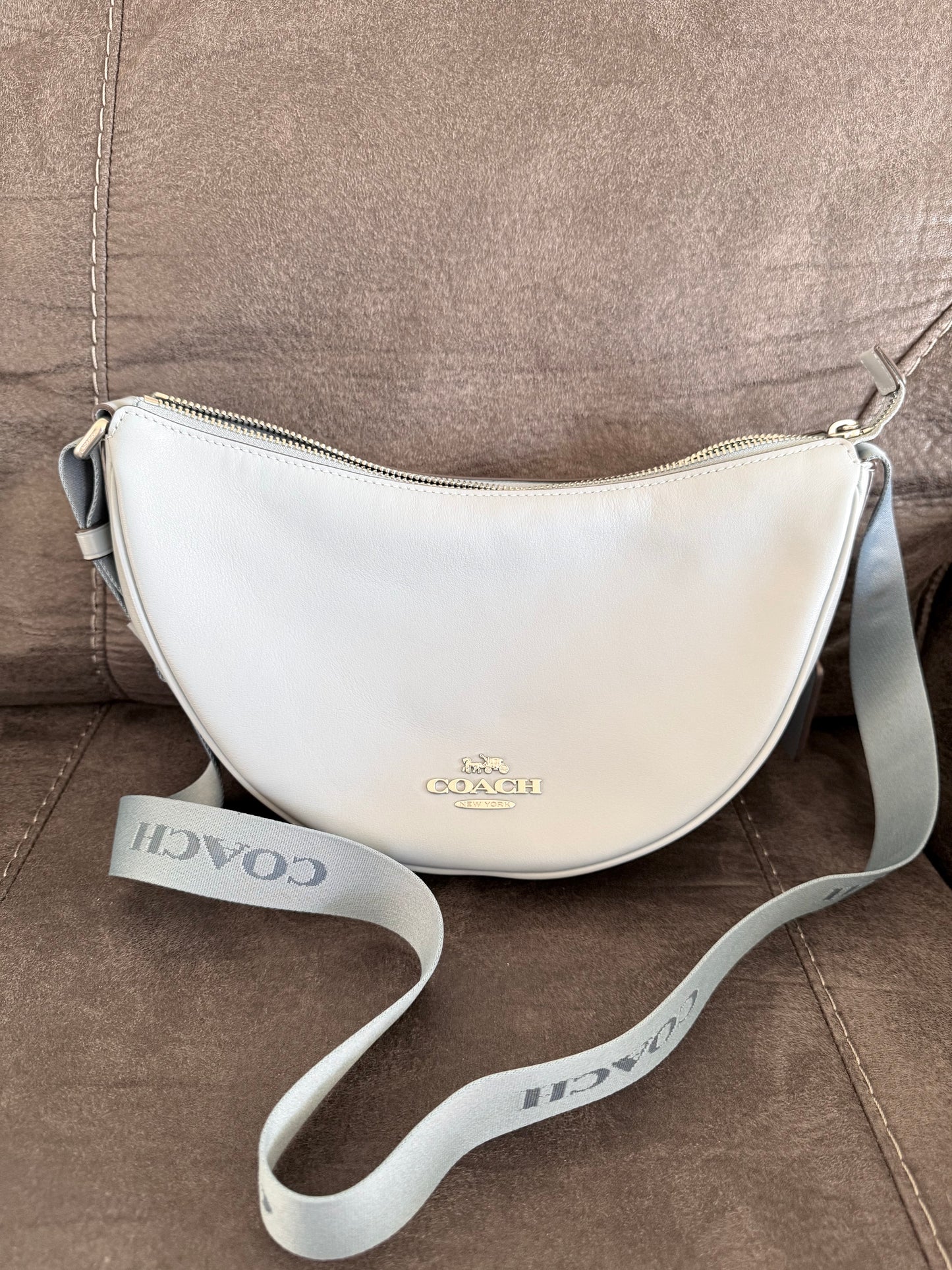 Coach Pace Light Blue  Shoulder Bag