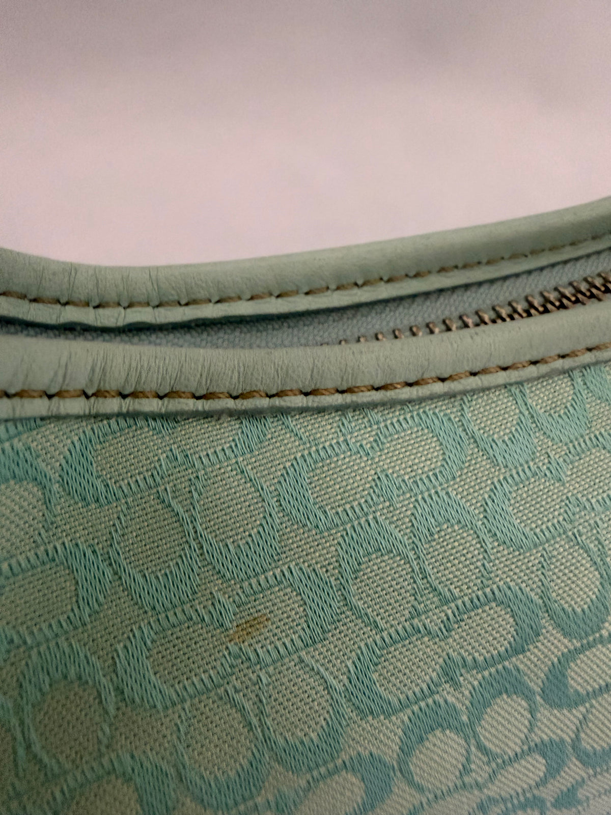 Coach Light Blue Soho Hobo