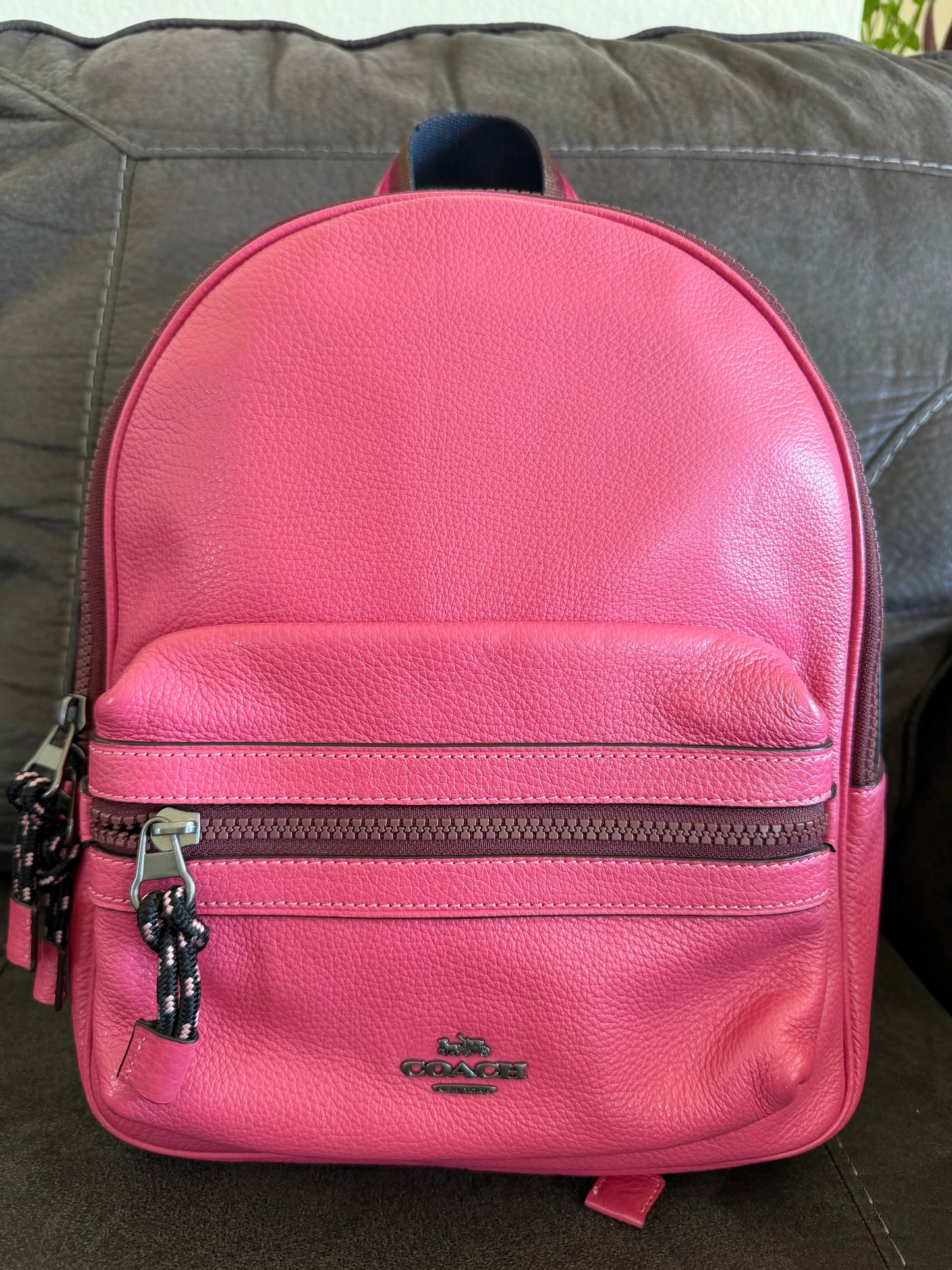 Coach Charlie backpack Pink