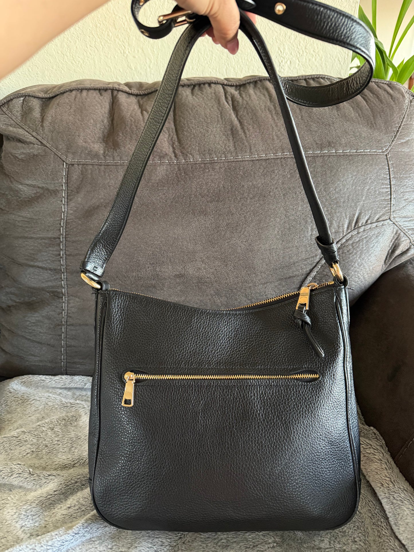Coach Ellie File Crossbody Black Bag