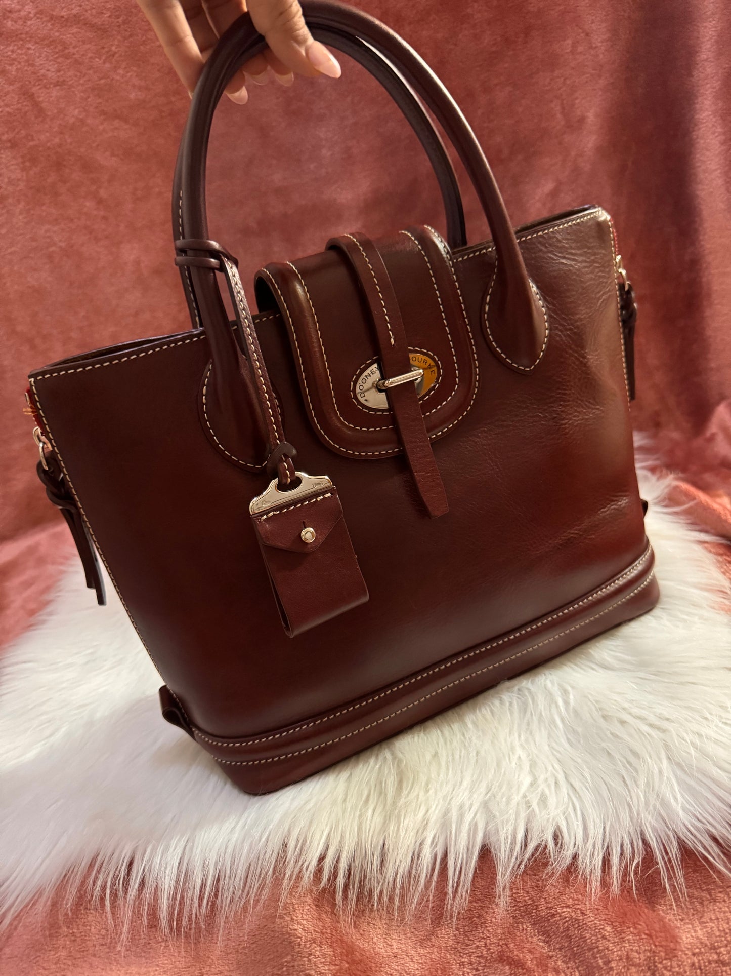 Dooney & Bourke Florentine Toscana Burgundy