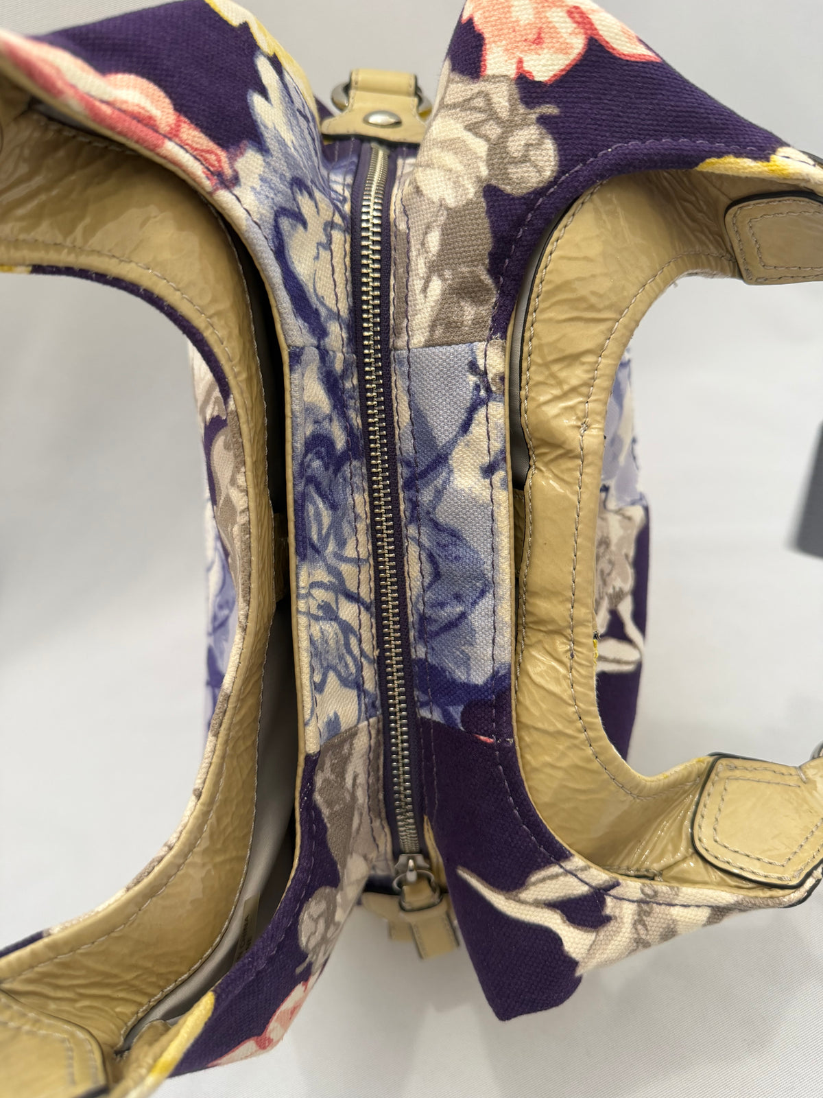 Coach Madison Maggie Navy Floral