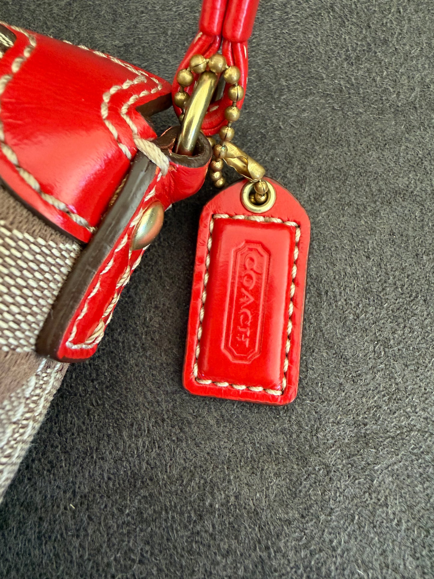 Coach Signature Turnlock Mini Bag