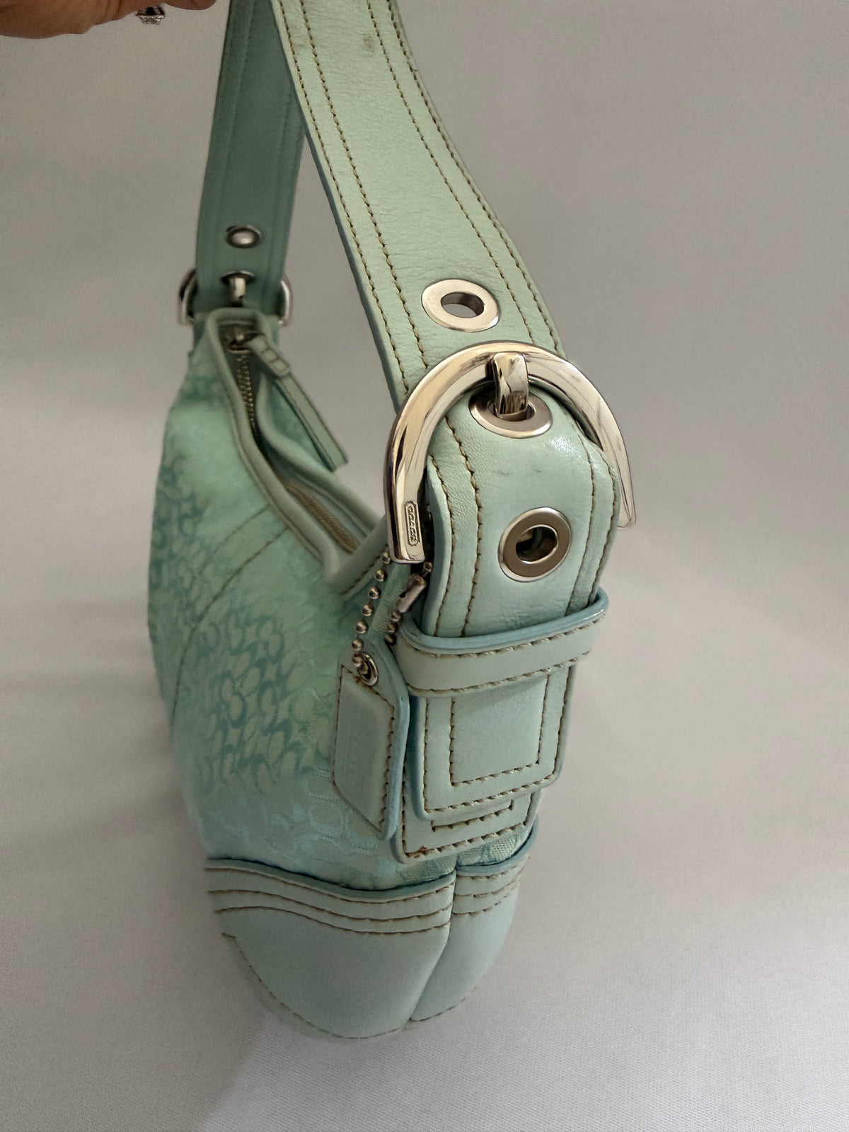 Coach Light Blue Soho Hobo