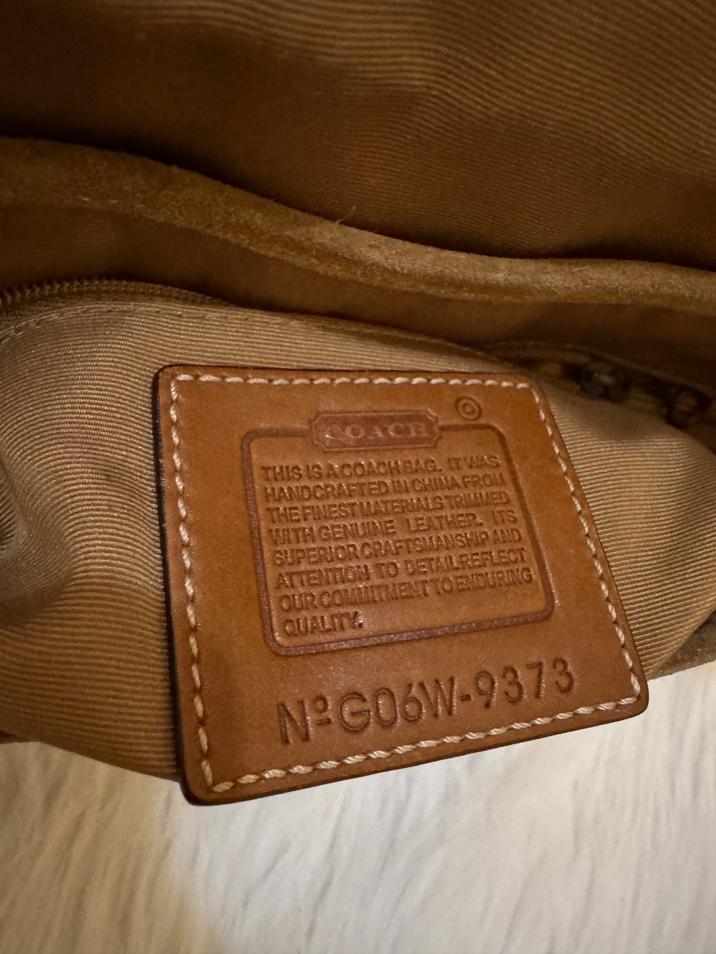 Coach SoHo Canvas, Leather and Suede