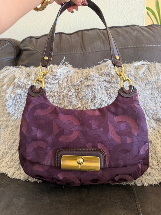 Coach Kristin Op Art Purple