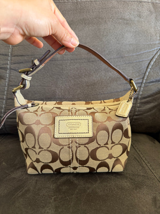 Coach Mini Bag/Baguette Brown/Beige