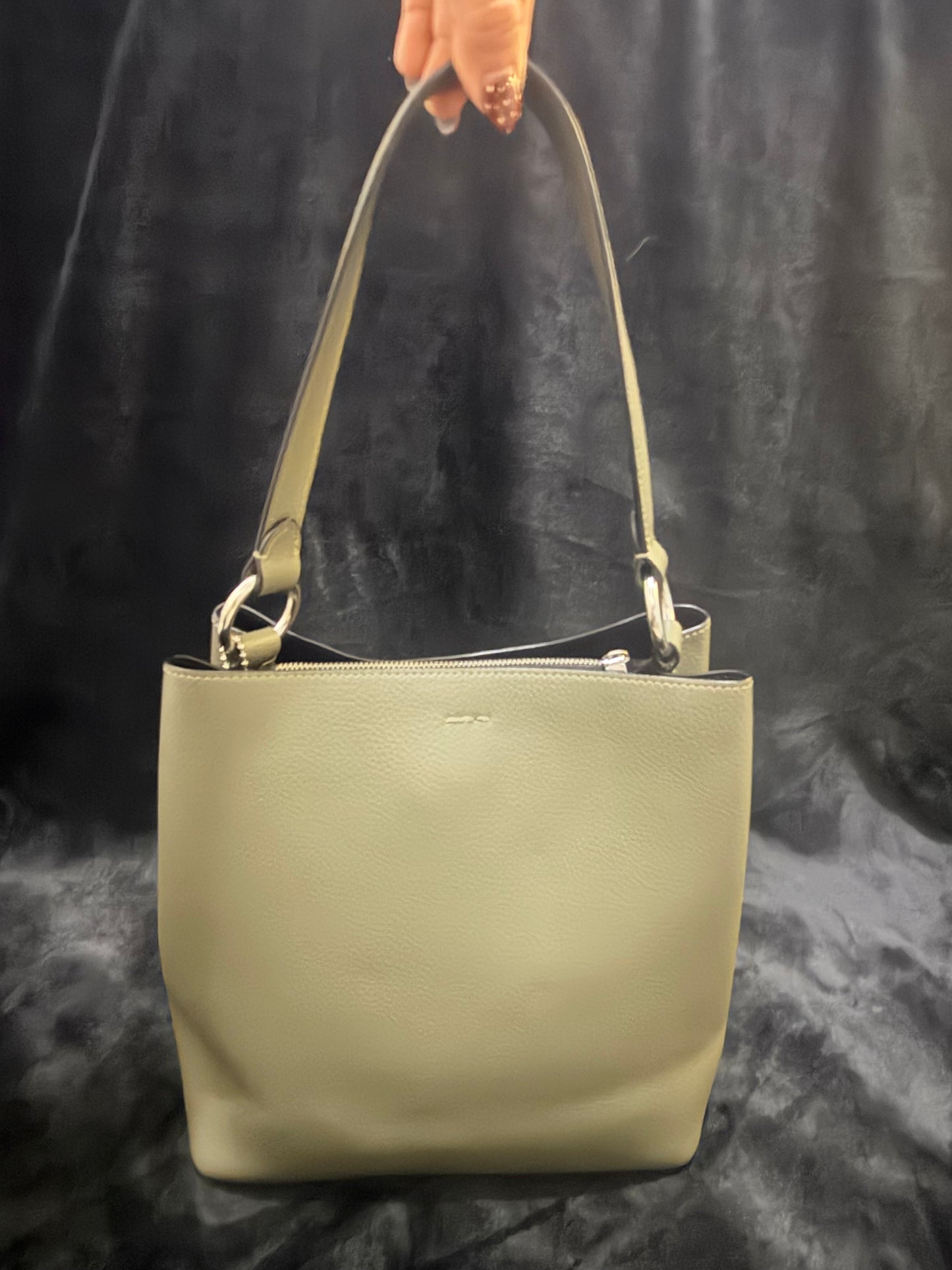 Coach Town Bucket Olive Green