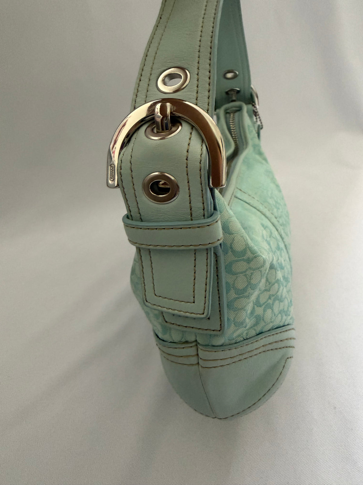 Coach Light Blue Soho Hobo