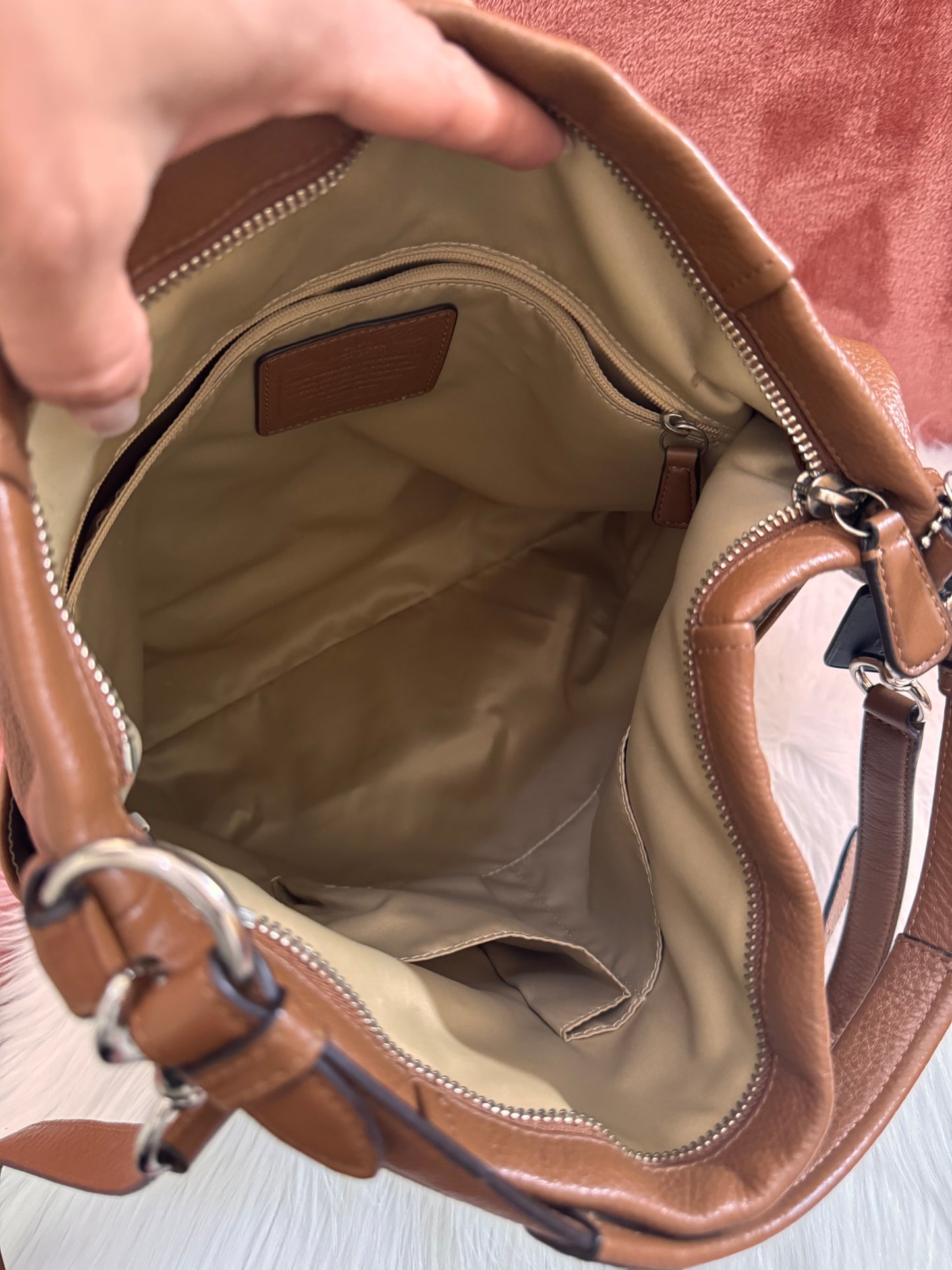 Coach Park Leather Hobo