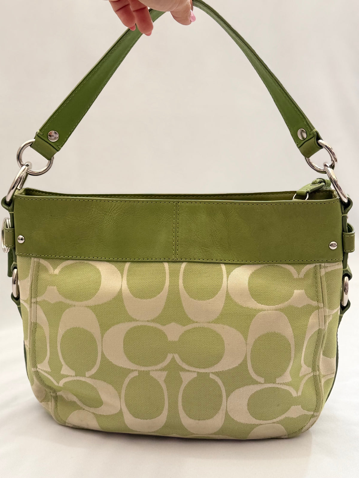 Coach Green Zoe Medium