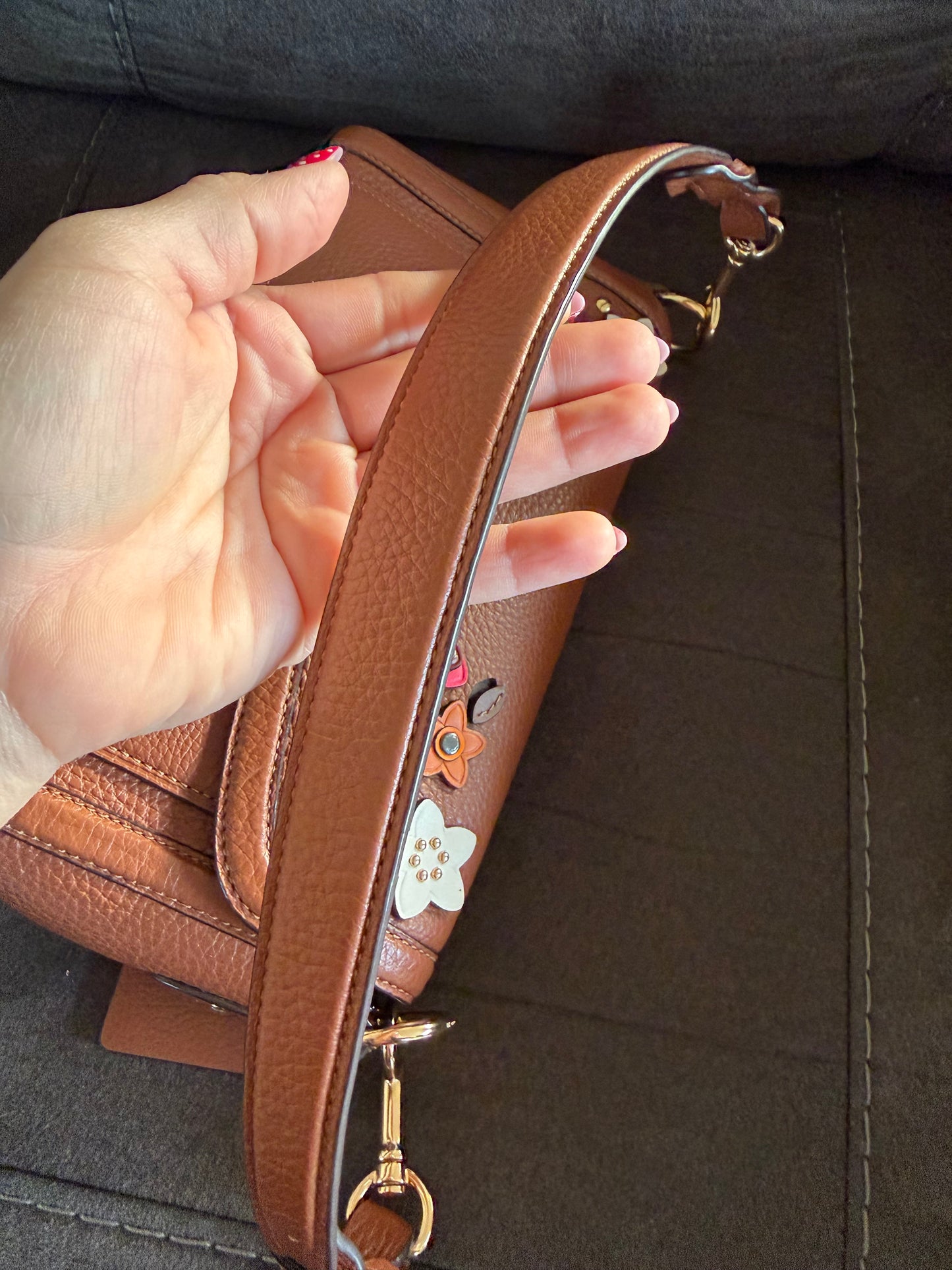 Coach Jade with daisy applique