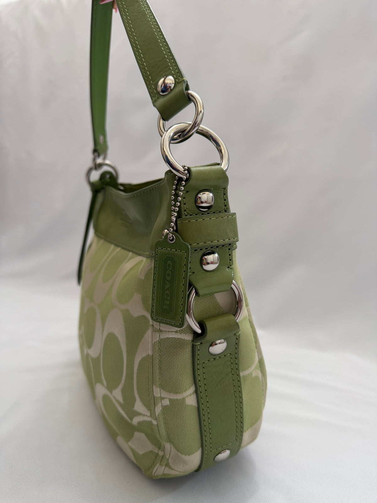 Coach Green Zoe Medium