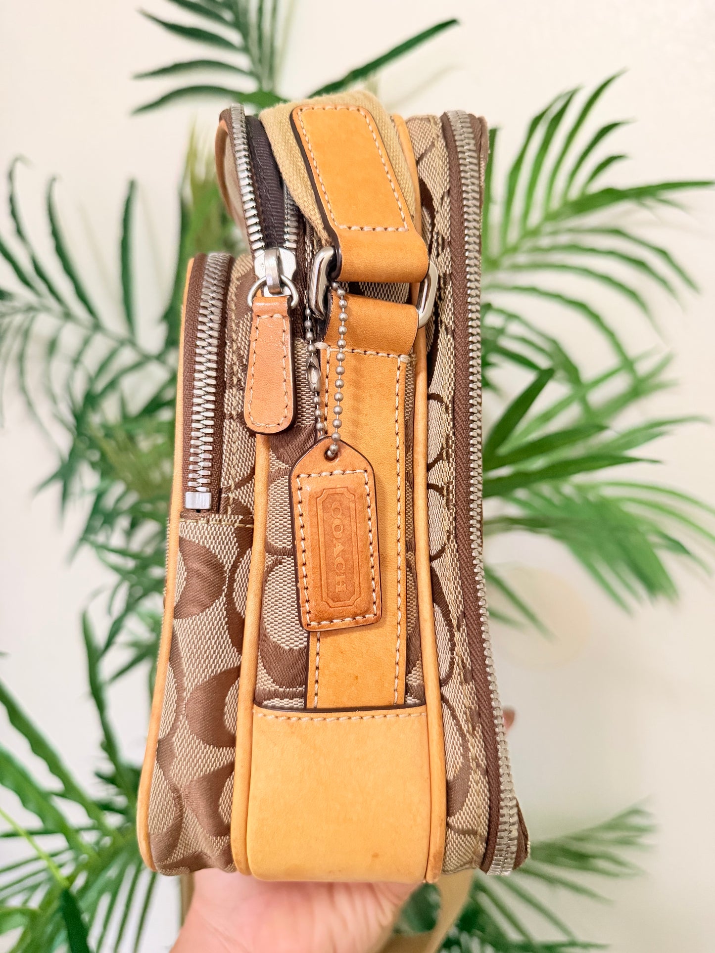 Coach Signature crossbody bag