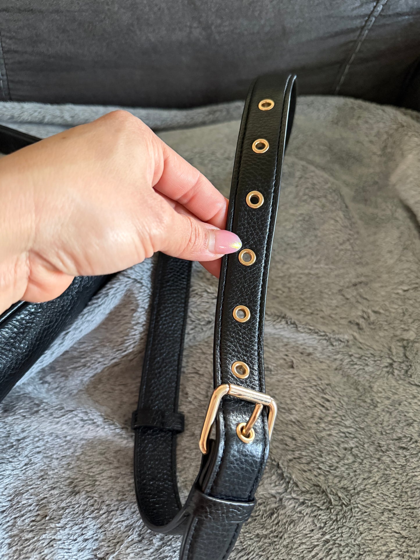 Coach Ellie File Crossbody Black Bag