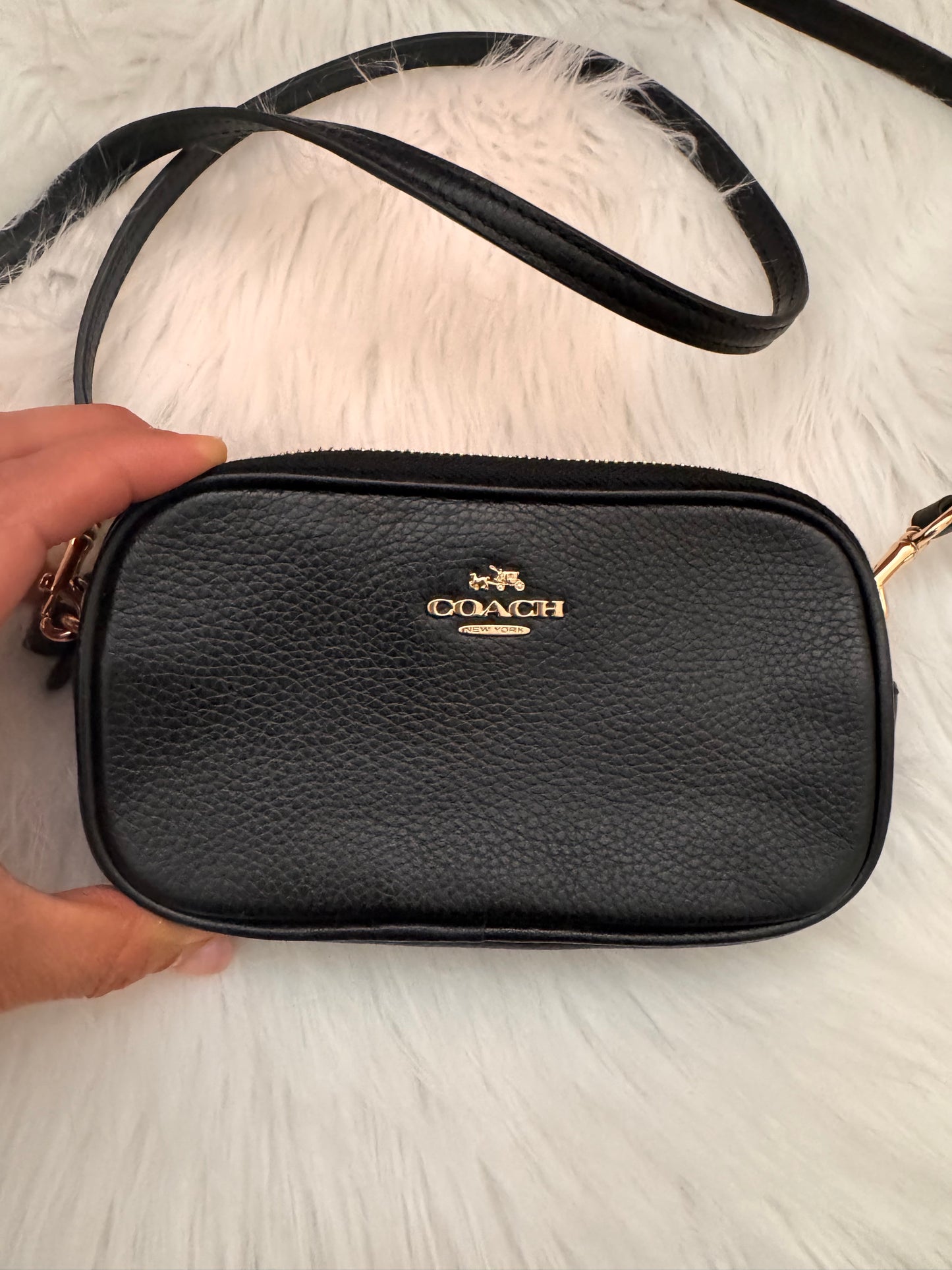 Coach Mini Jamie Camera negro