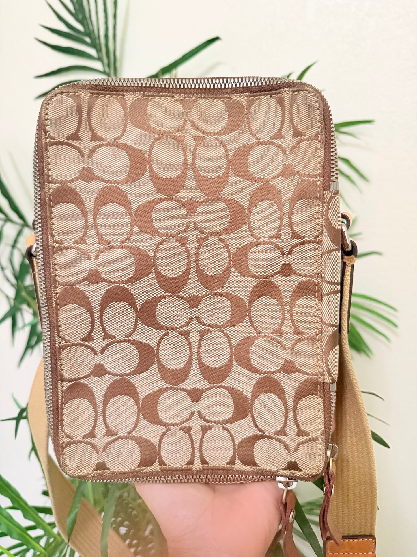 Coach Signature crossbody bag
