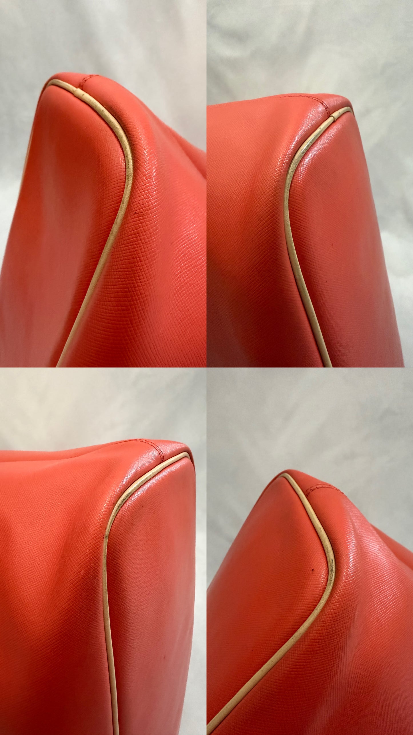 Coach Metro Tote Color Rojo Bermellón