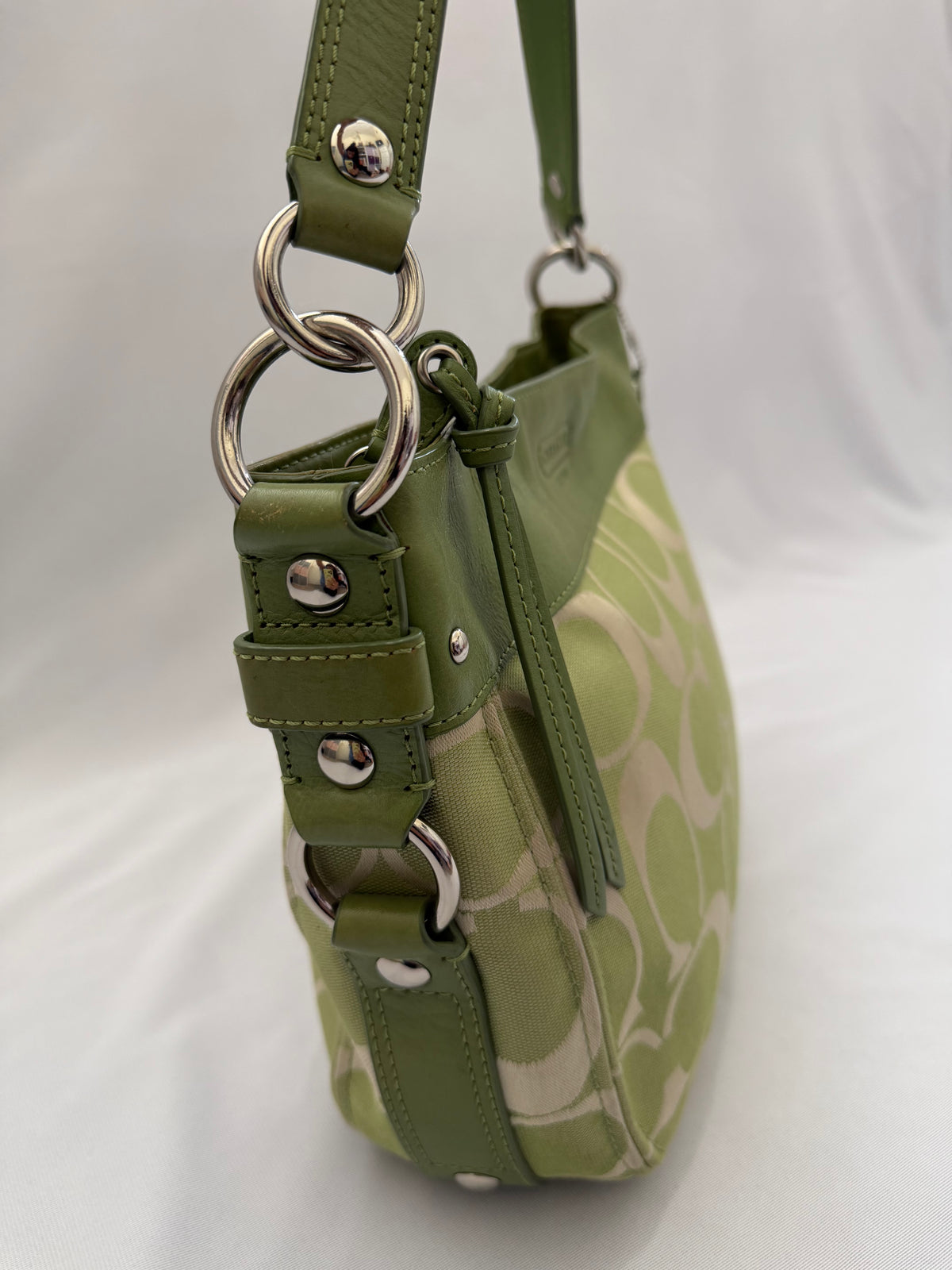 Coach Green Zoe Medium