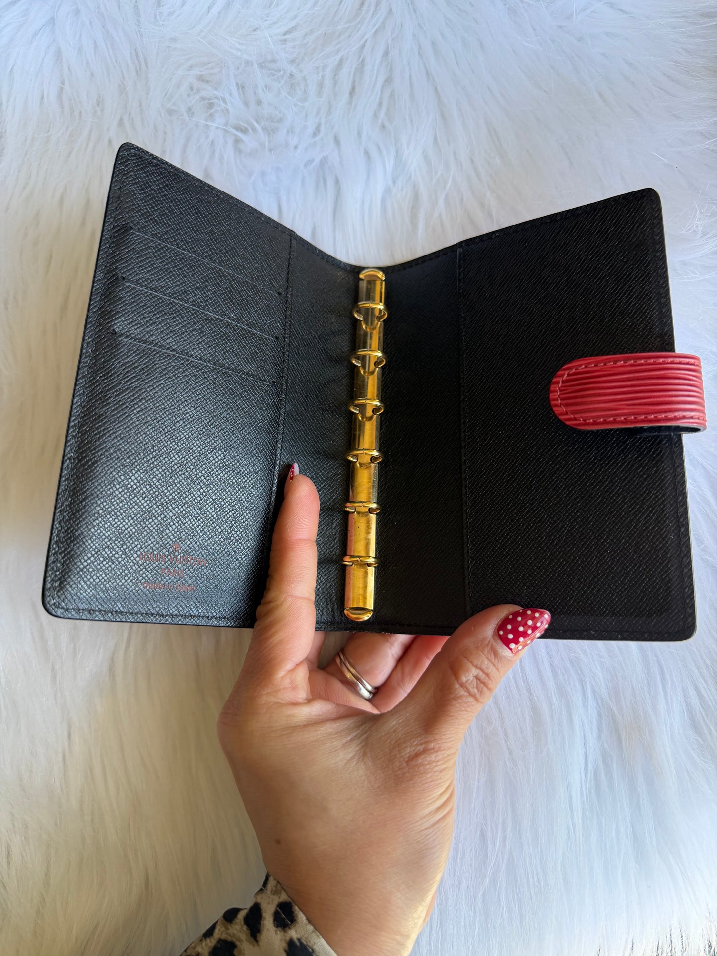 Louis Vuitton Epi Agenda PM planner