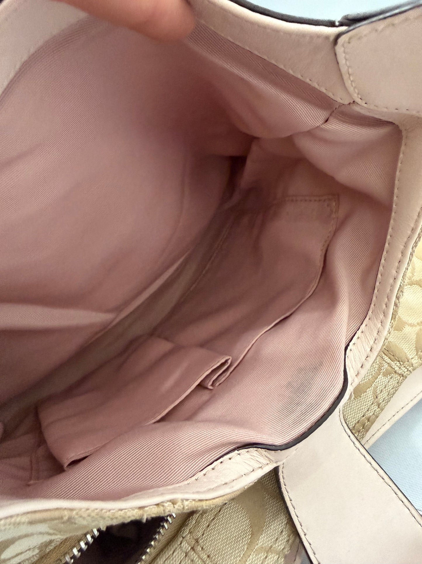 Coach Pink/Beige Soho Hobo