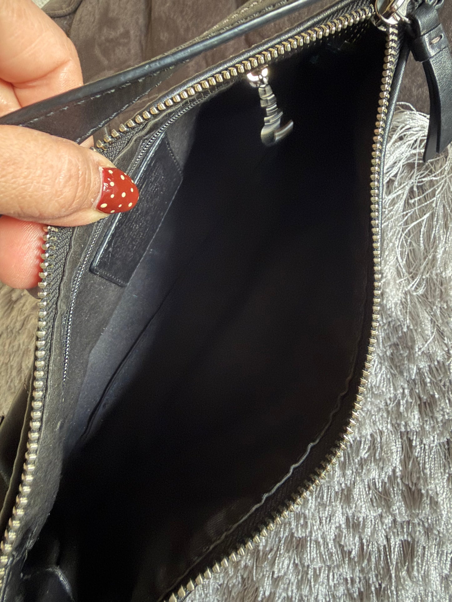 Coach Hampton Demi Black Leather