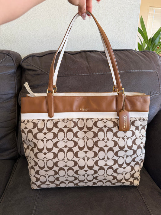 Coach Signature Tote Bag