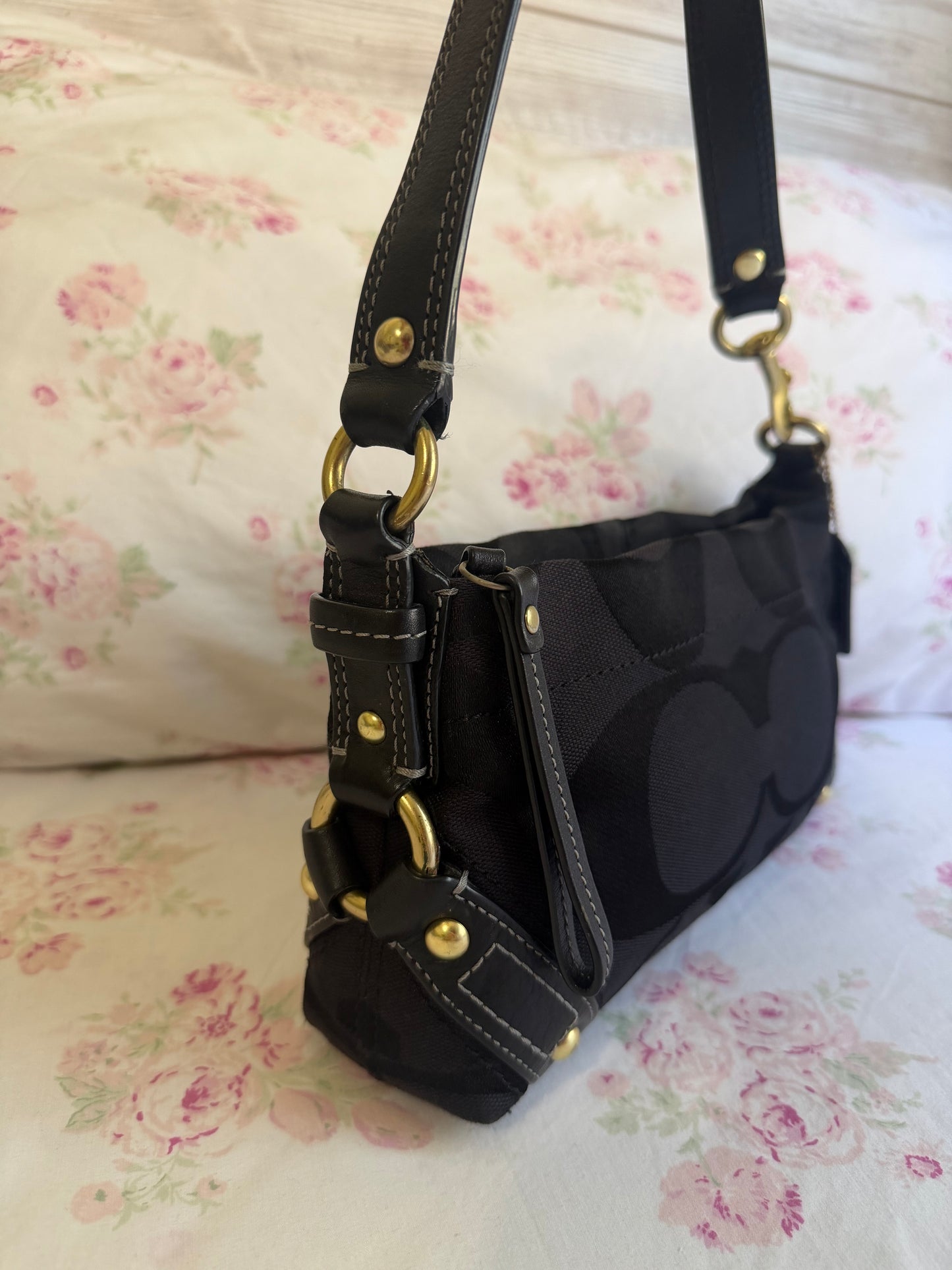 Coach Black Carly Small