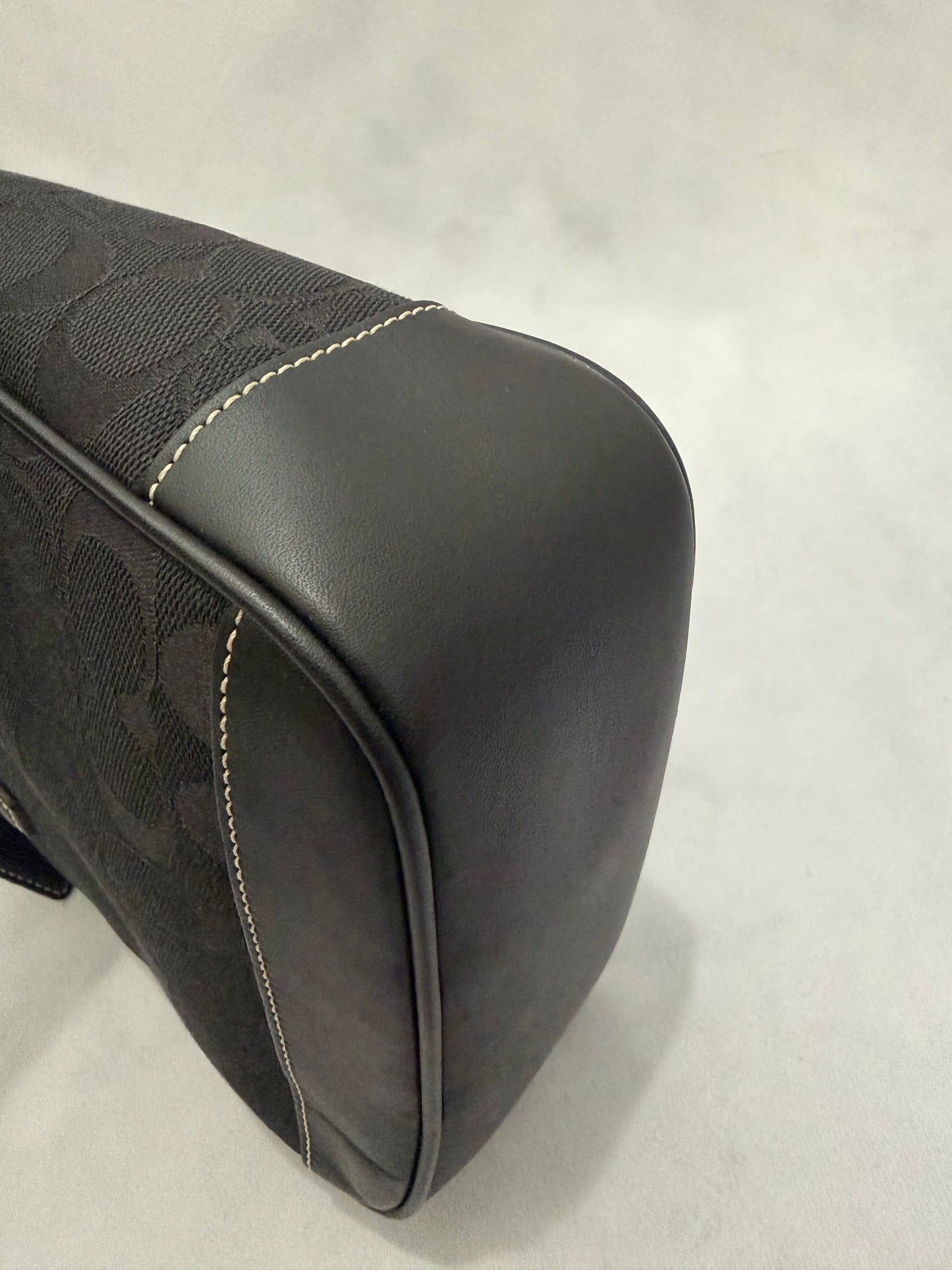 Coach Mini Tote Black Signature
