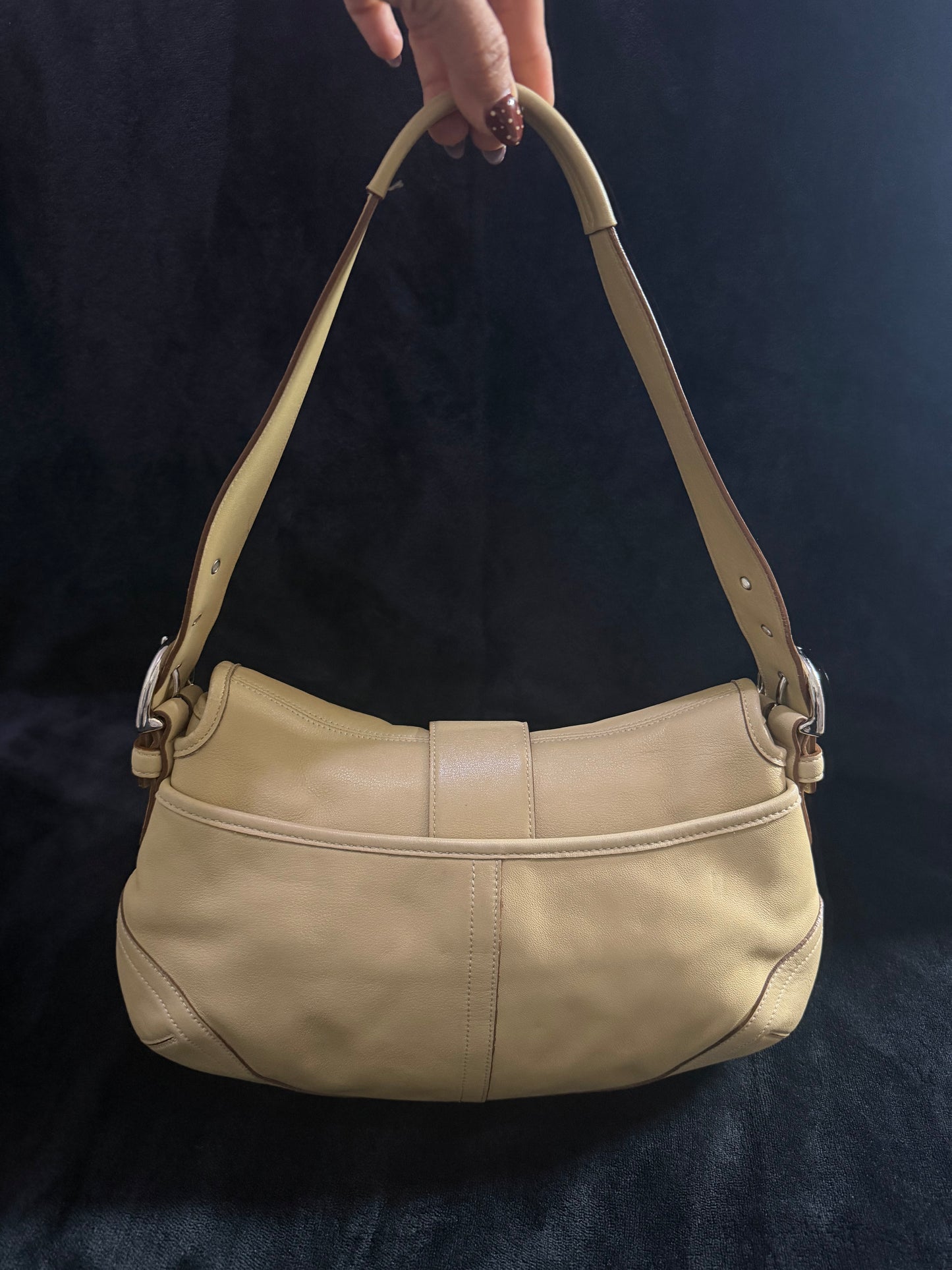 Coach Soho beige Leather