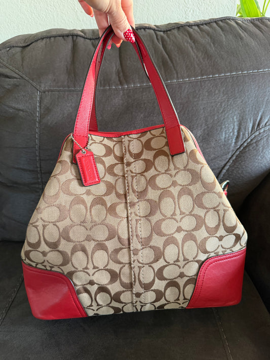 Coach Hadley Signature brown/red