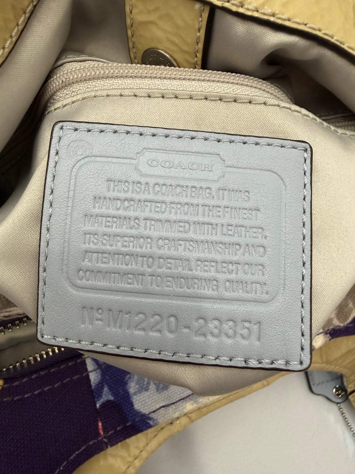 Coach Madison Maggie Navy Floral