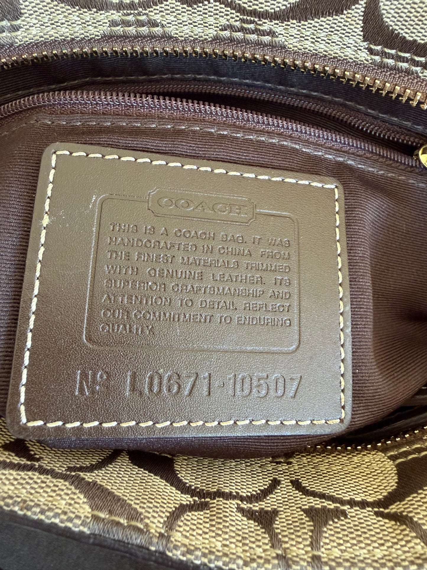 Coach Hamptons Carryall Satchel
