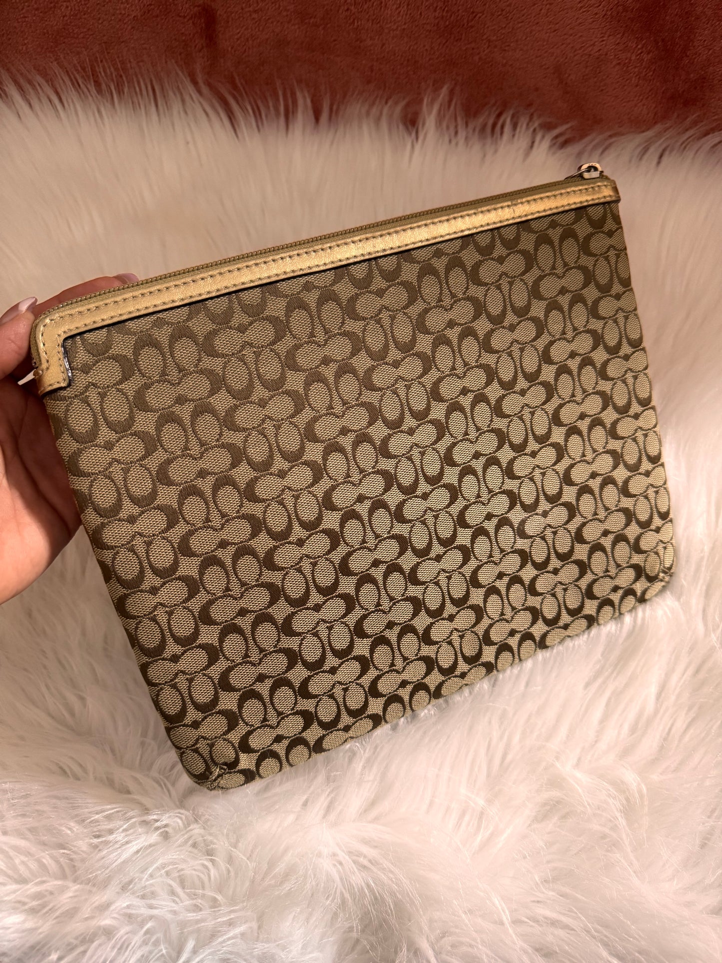 Coach Signature Jacquard Tablet Case
