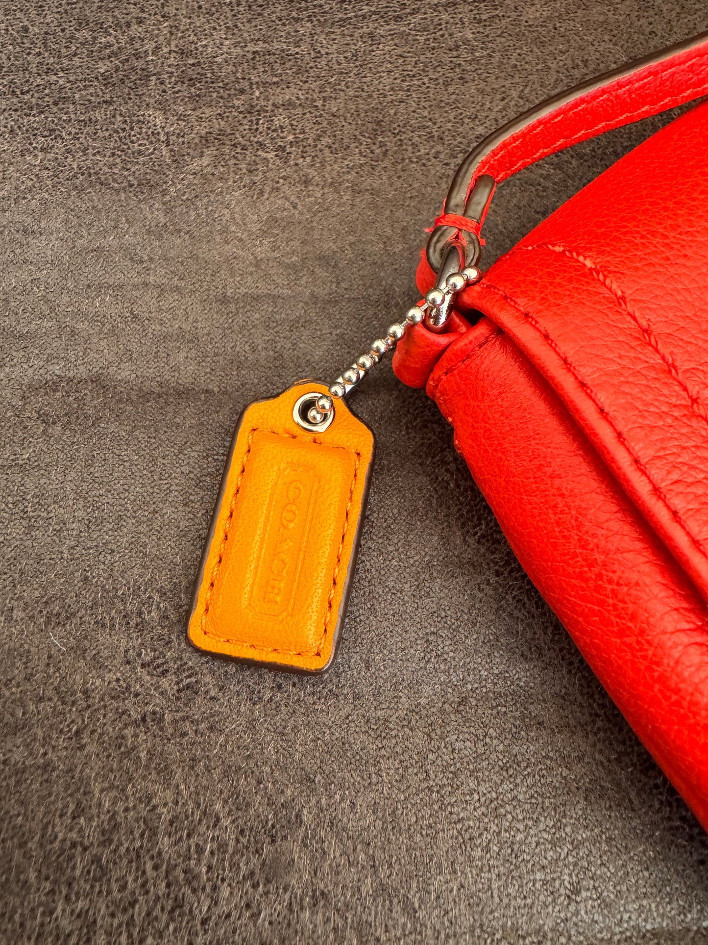 Coach Park Leather Large Flap Wristlet