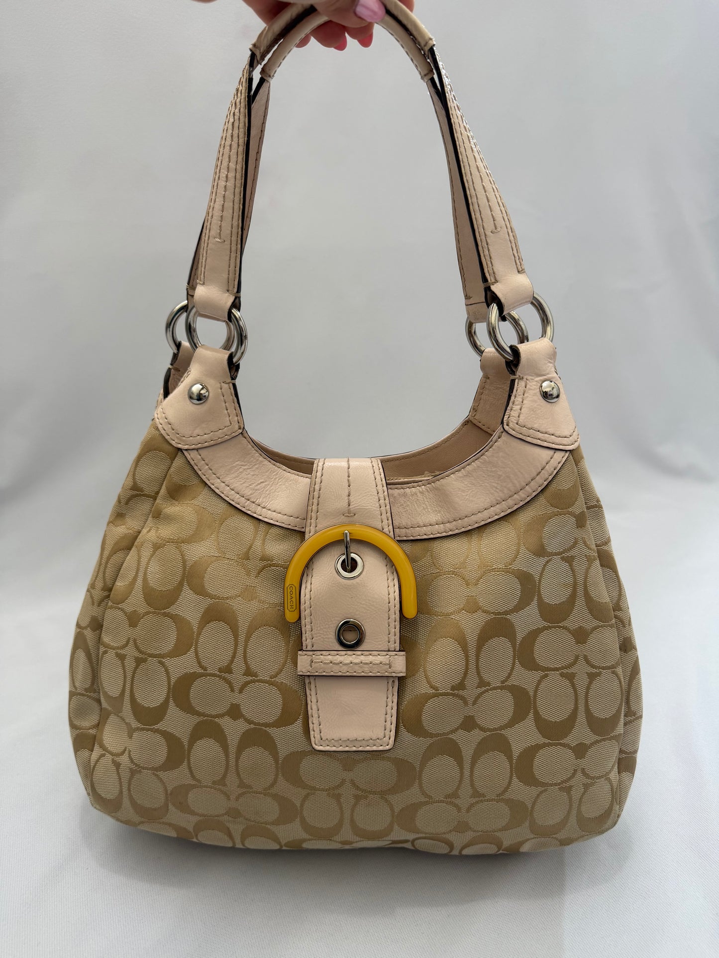 Coach Pink/Beige Soho Hobo