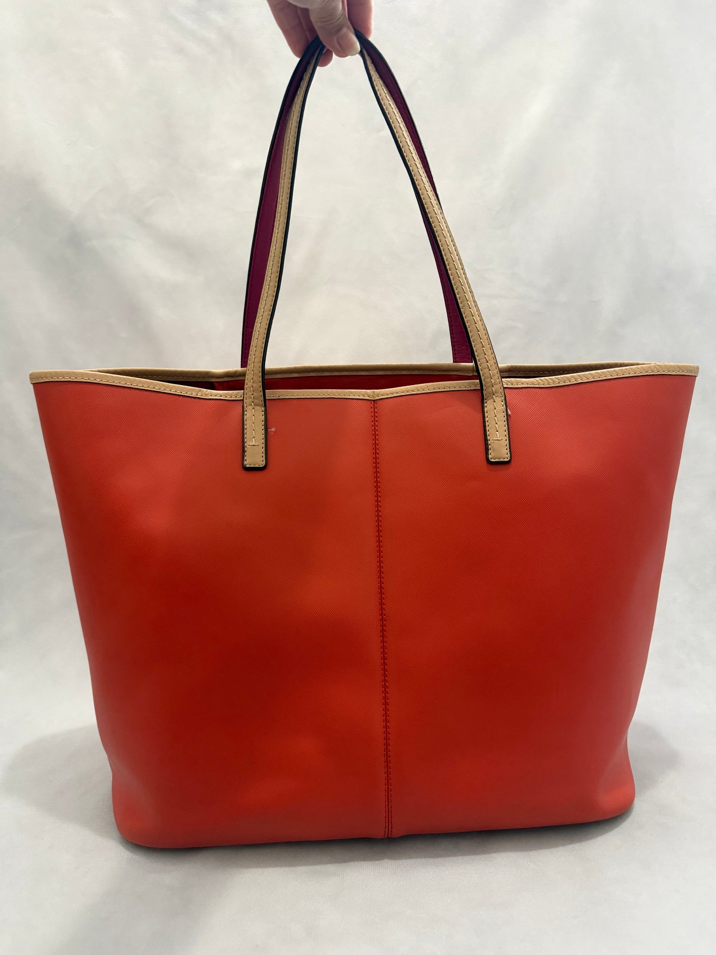 Coach Metro Tote Color Rojo Bermellón