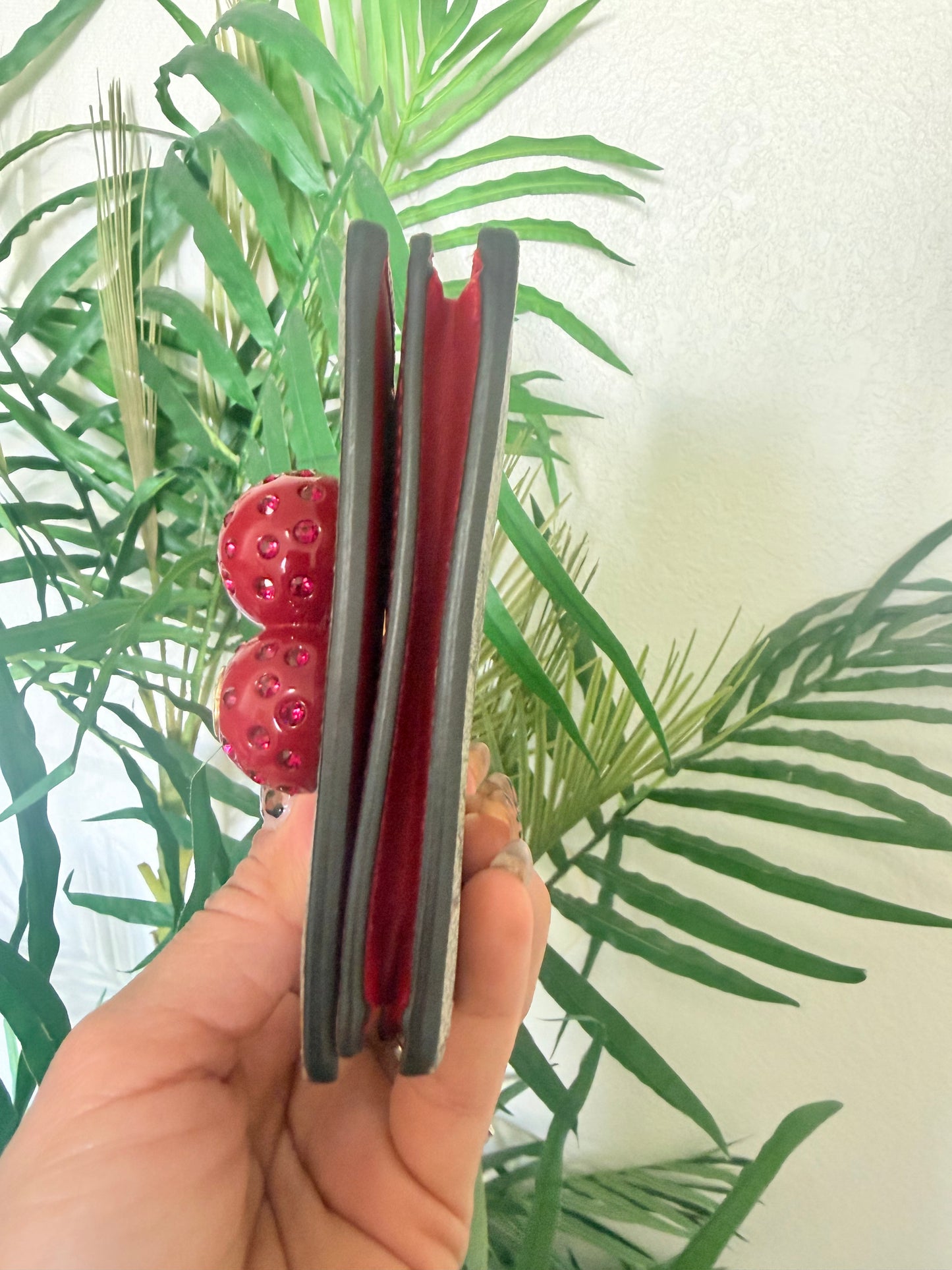 Gucci GG Crystal Cherry Wallet
