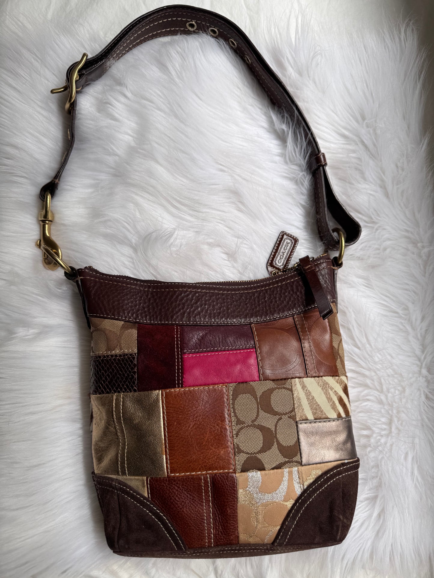 Coach Patchwork Shoulder Bag