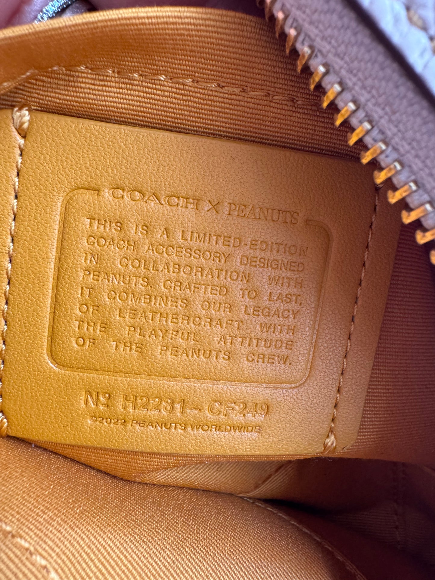 Coach X Peanuts Mini Jamie Camera Bag With Snoopy Cuddle Motif