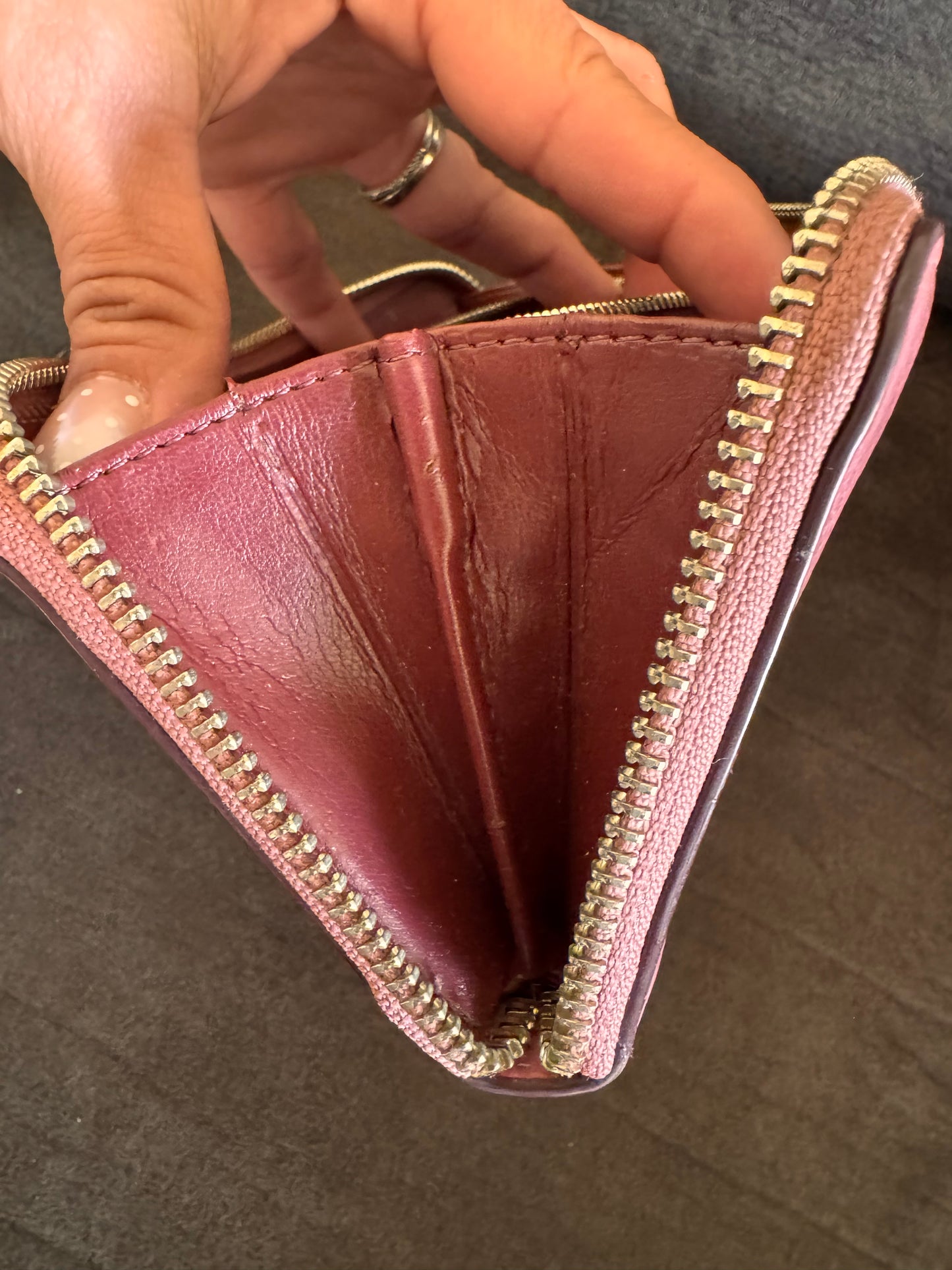 Coach Pink wallet Minnie Mouse