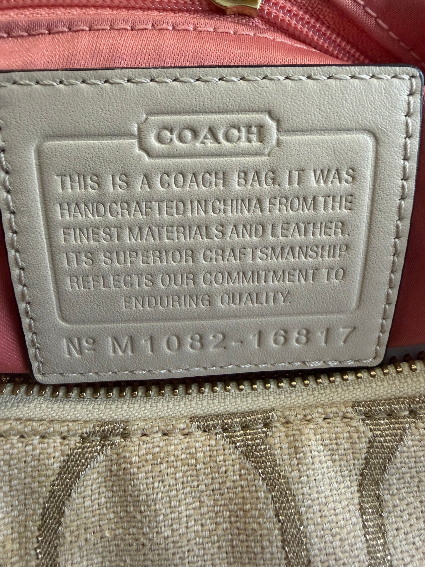 Coach Kristin Beige
