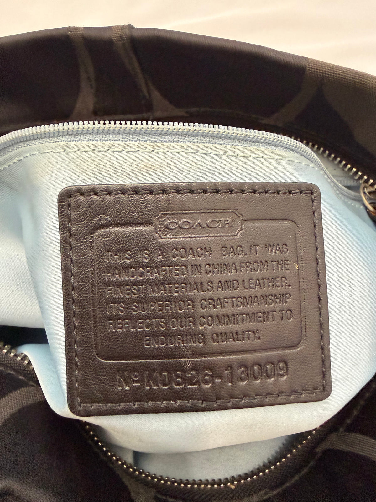 Coach Carly Signature Black