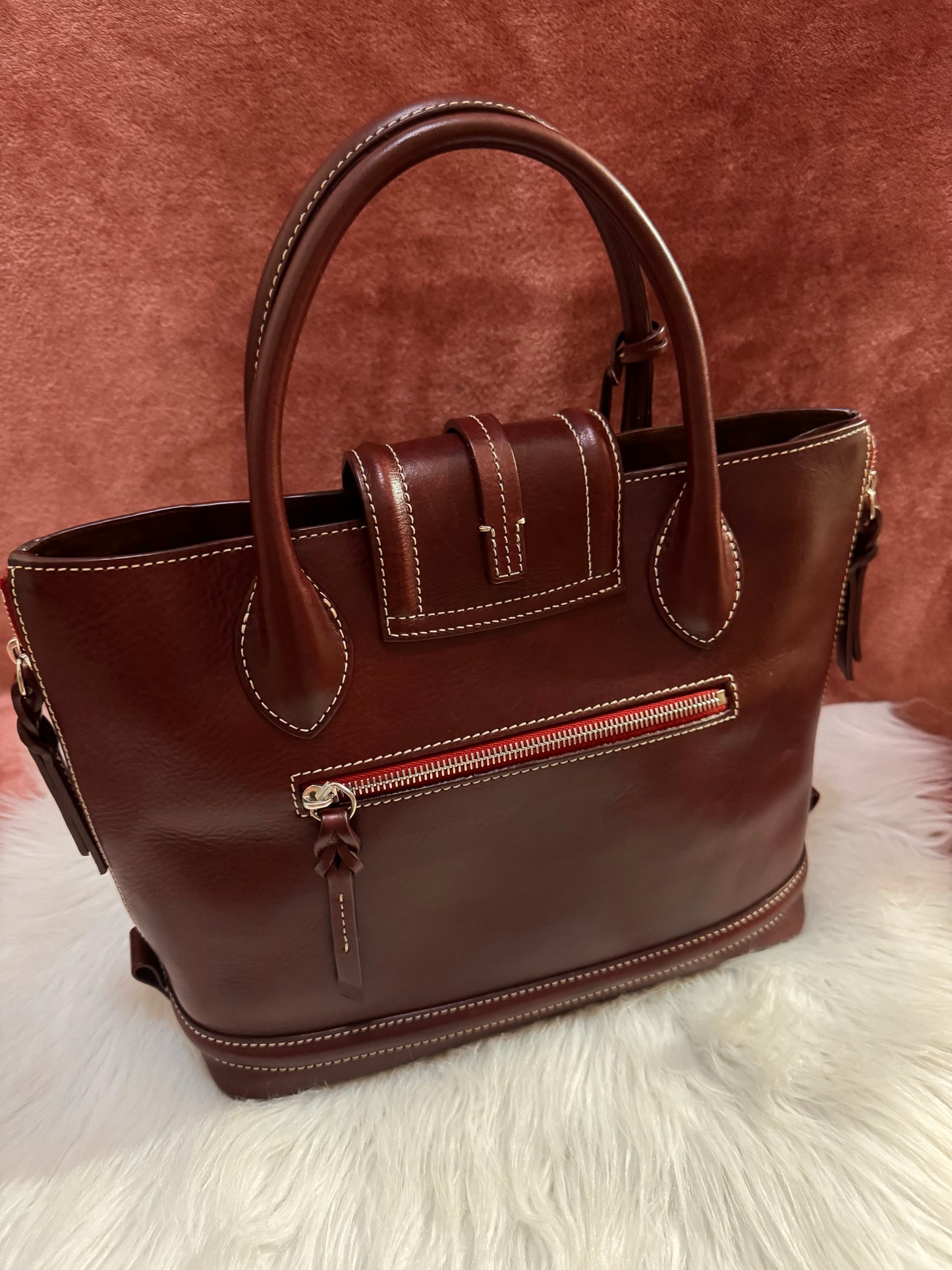 Dooney & Bourke Florentine Toscana Burgundy