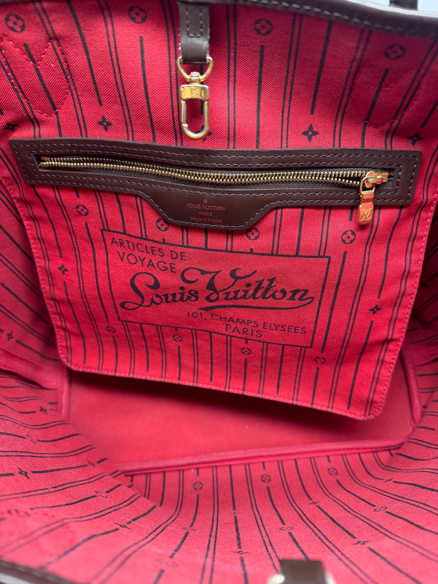 Neverfull MM Damier Ebene