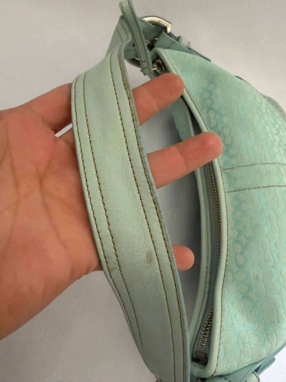Coach Light Blue Soho Hobo