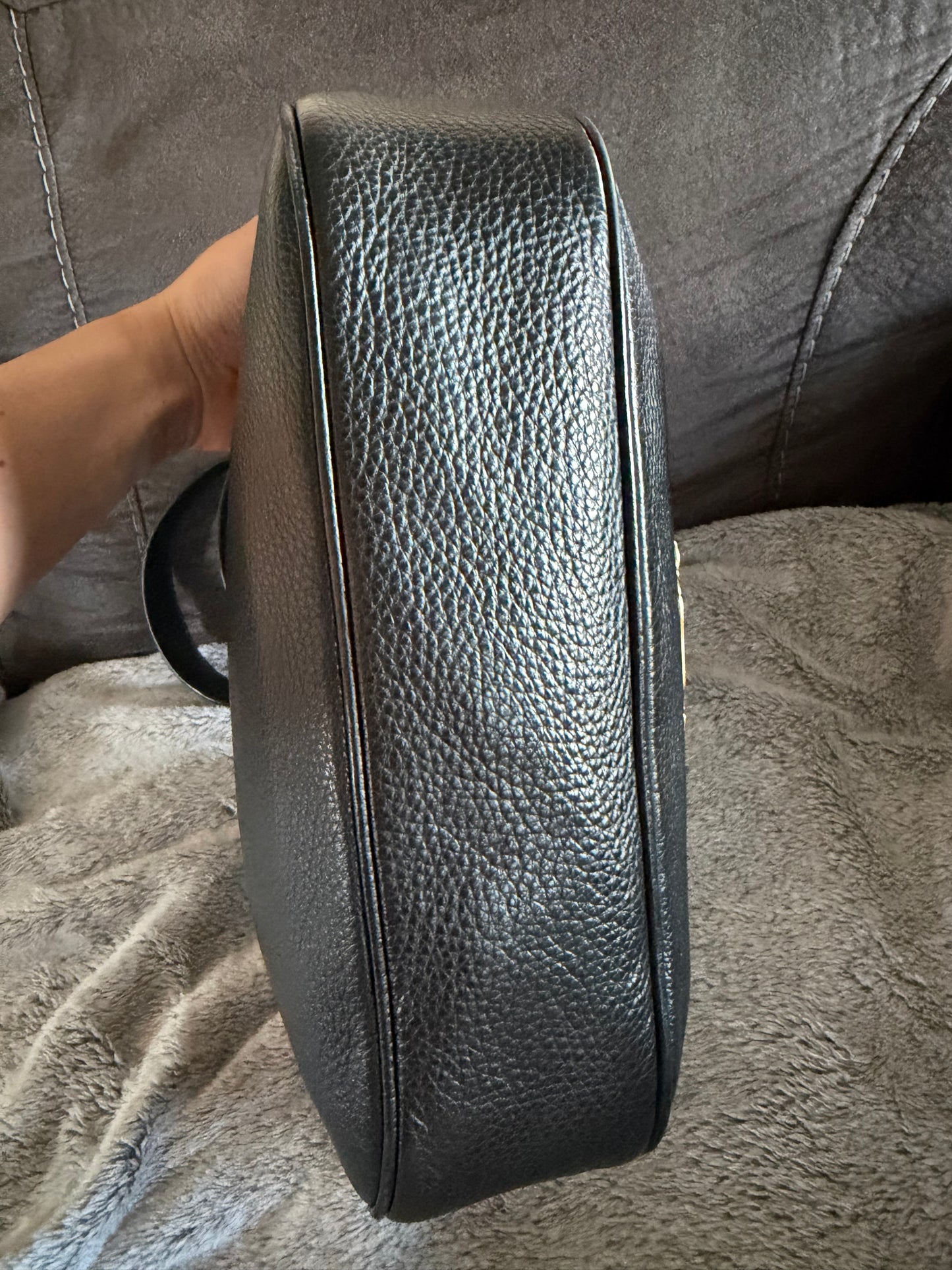 Coach Ellie File Crossbody Black Bag