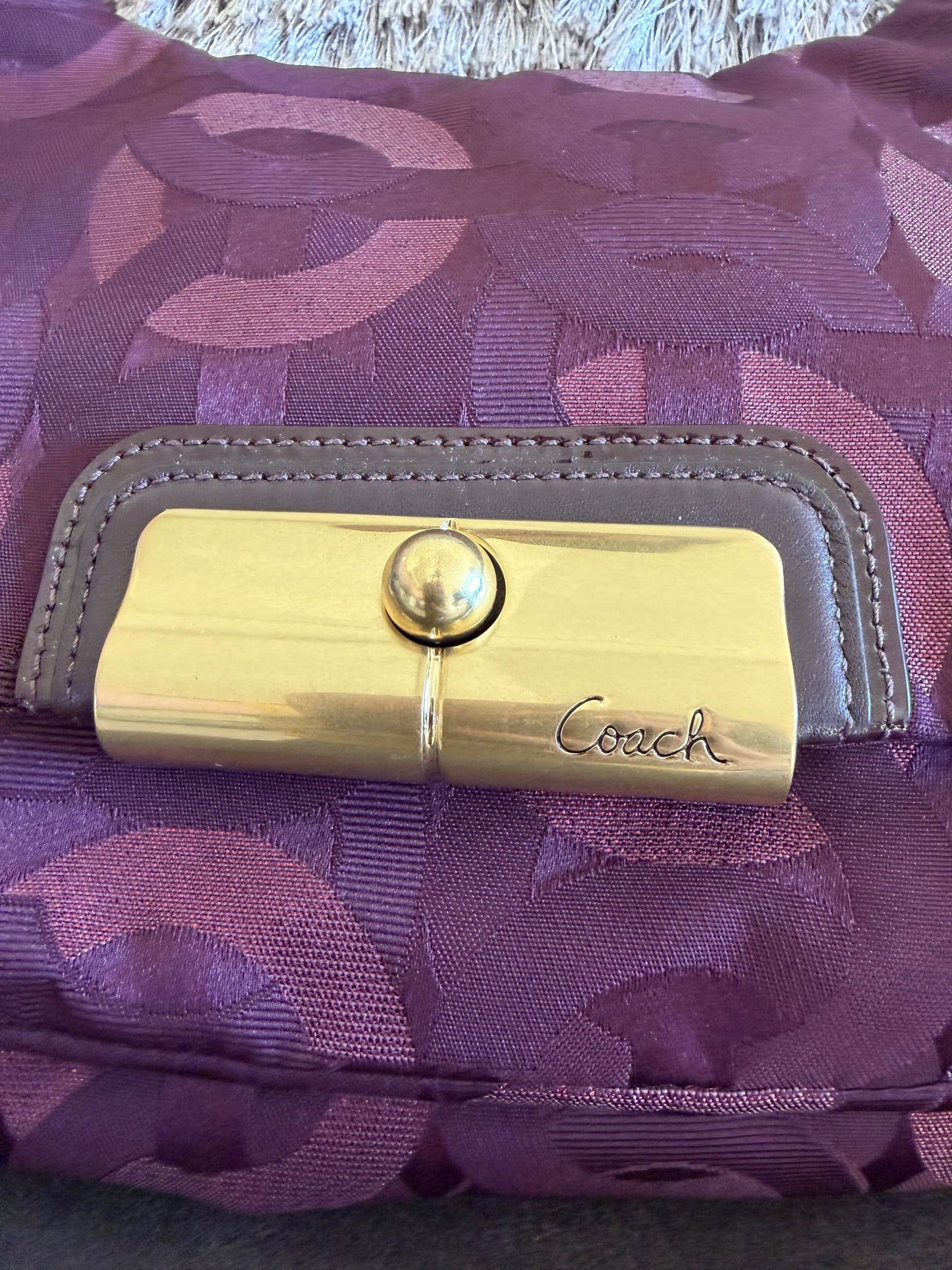 Coach Kristin Op Art Purple